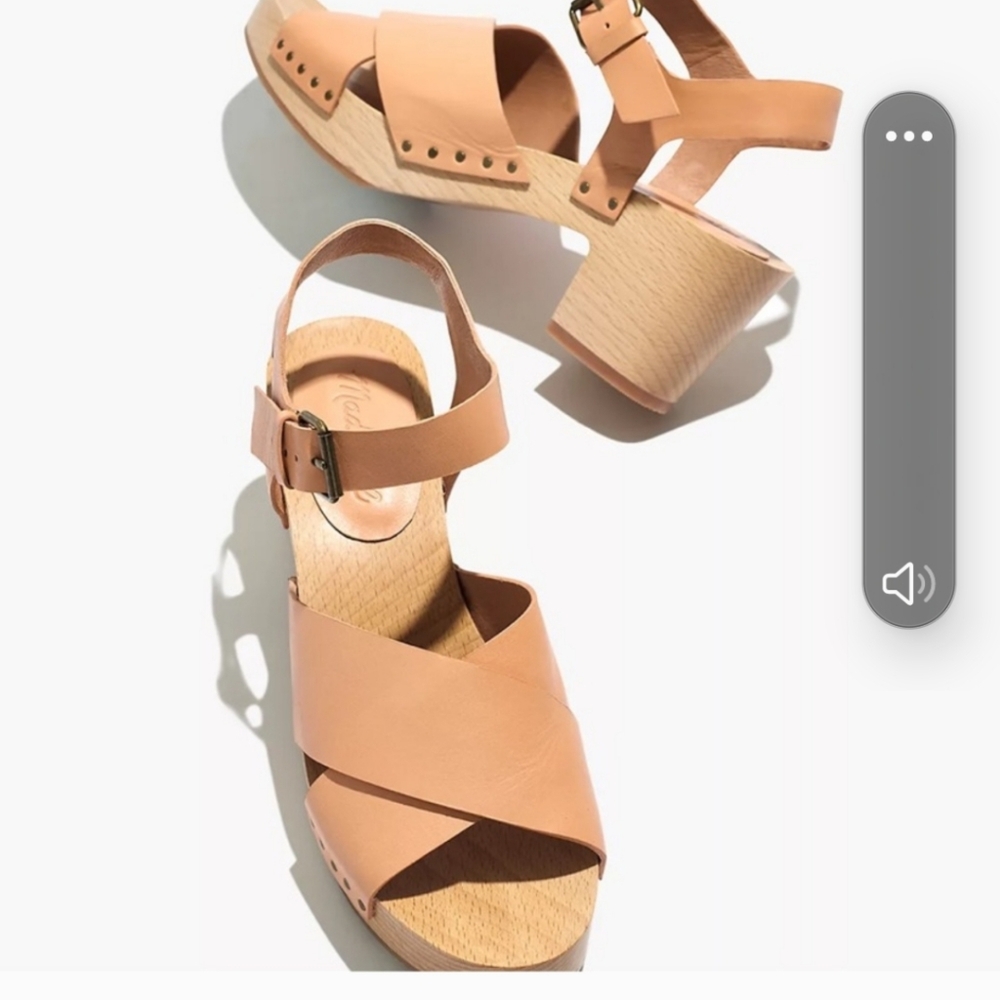 Madewell leather clog sandals